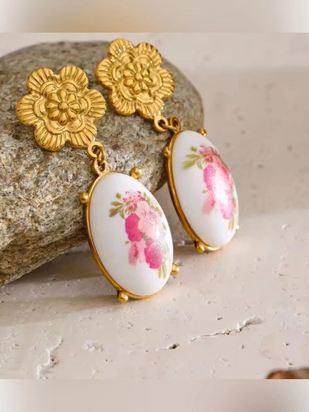 Zara Florentine  Drop Earrings ~ New